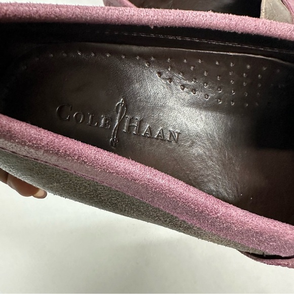 Cole Haan Men\'s Pink/ Gray leather Slip-on Loafer main image 5